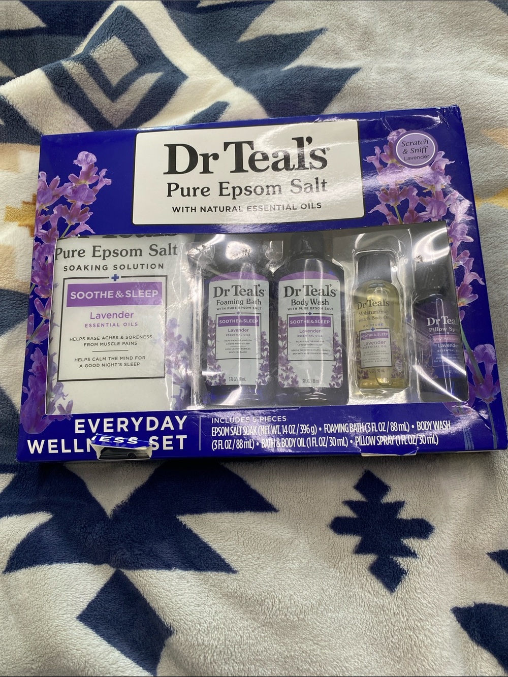 Dr Teal's Lavender Everyday Wellness Set - Purple